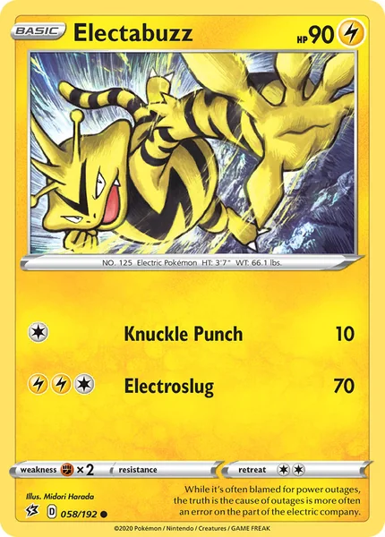 Electabuzz card image