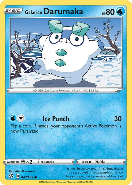 Galarian Darumaka card image