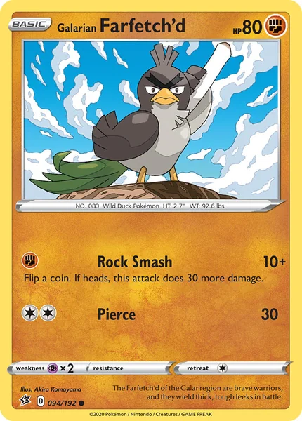 Galarian Farfetch'd card image