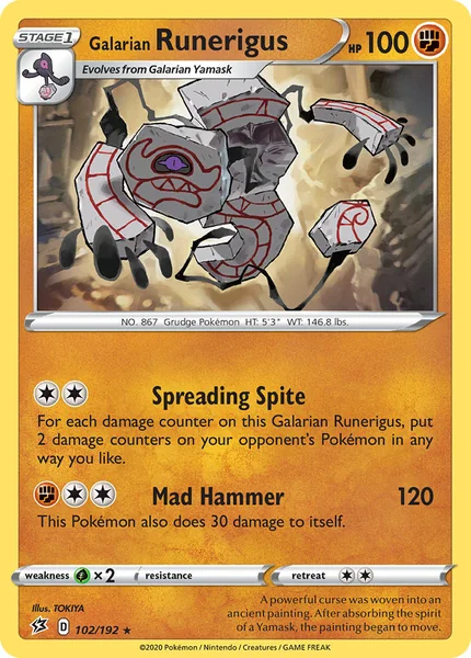 Galarian Runerigus card image