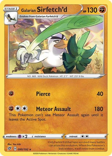 Galarian Sirfetch'D card image