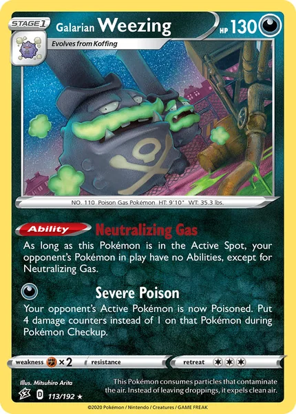 Galarian Weezing card image