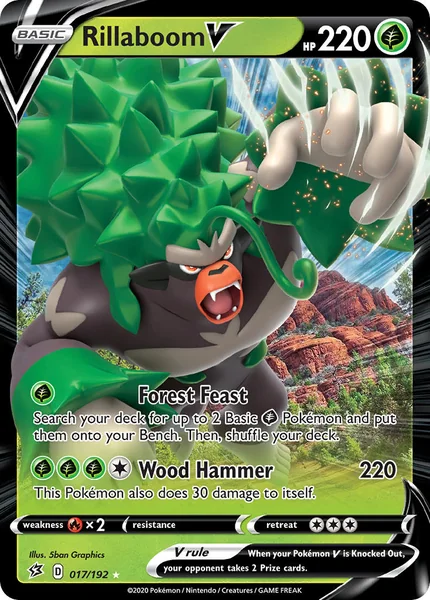 Rillaboom V card image