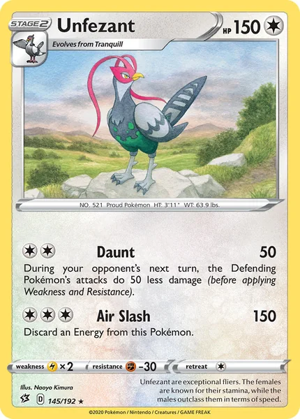 Unfezant card image