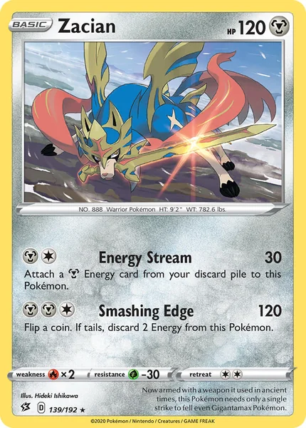 Zacian card image