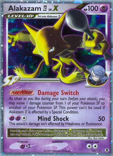 Alakazam LV.X card image