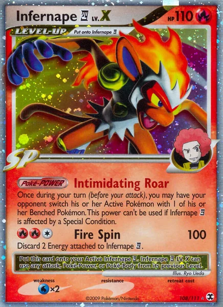 Infernape LV.X card image