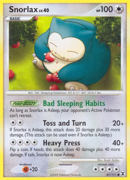 Snorlax card image