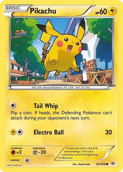 Pikachu card image