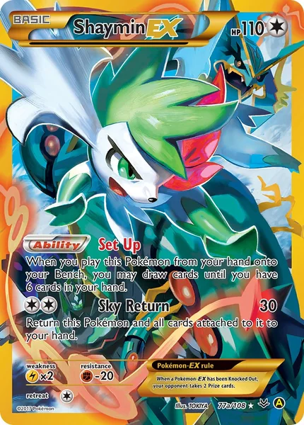 Shaymin EX card image
