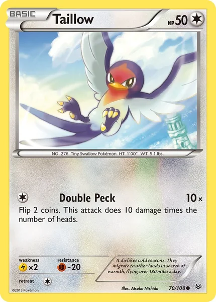 Taillow card image