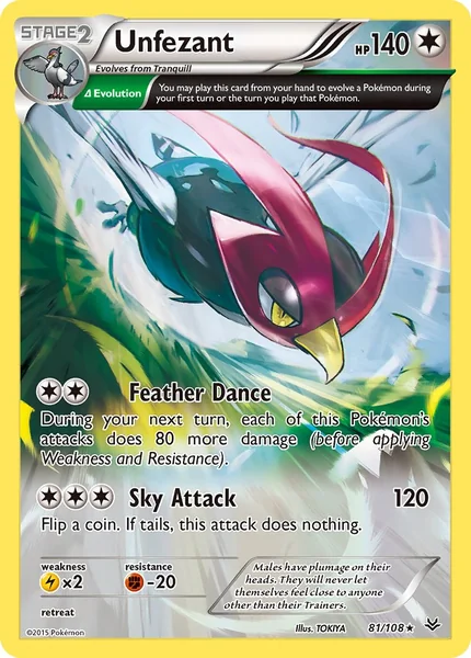 Unfezant card image