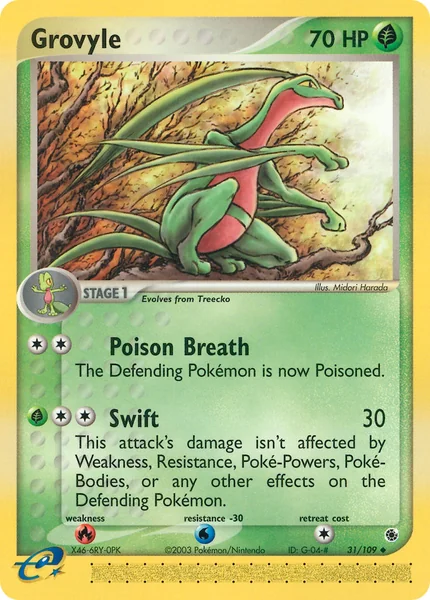 Grovyle card image