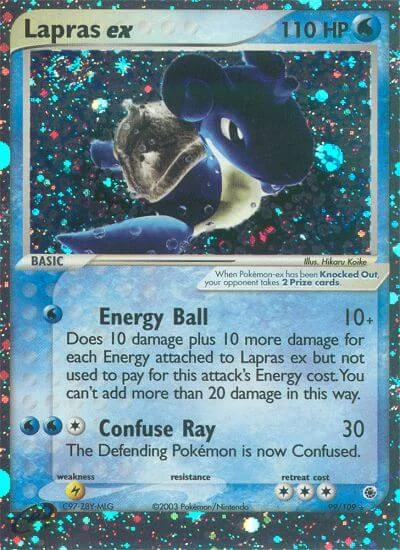 Lapras EX card image