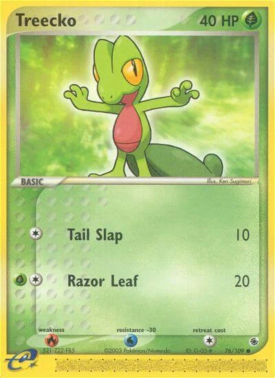 Treecko card image
