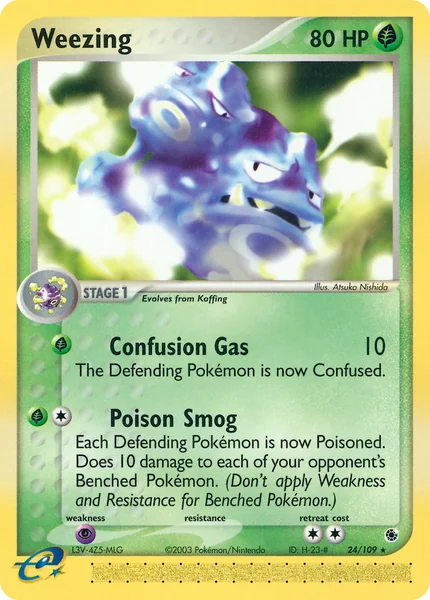 Weezing card image