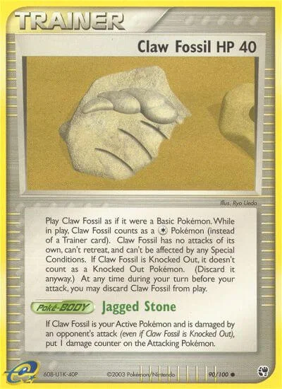 Claw Fossil card image