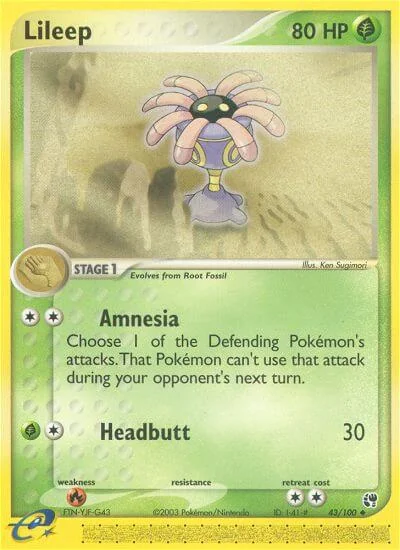 Lileep card image