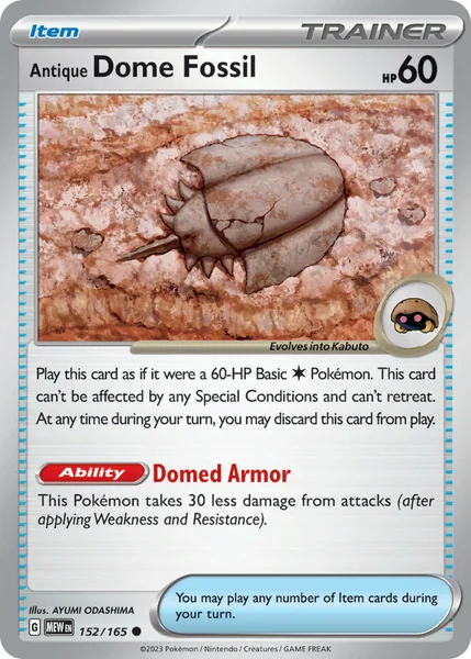 Antique Dome Fossil card image