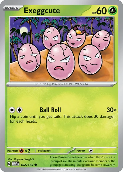 Exeggcute card image