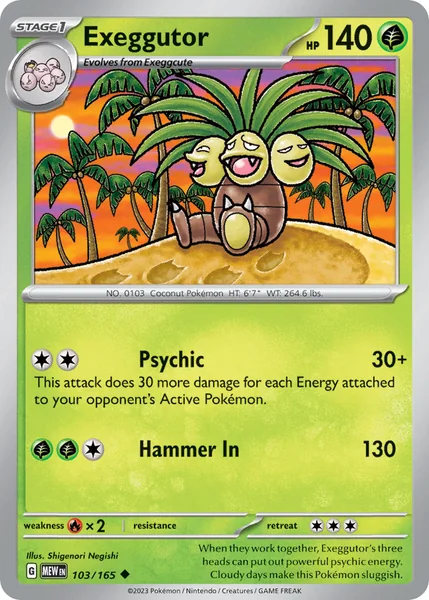 Exeggutor card image