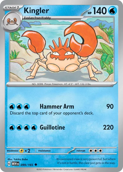 Kingler card image