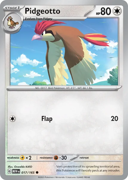 Pidgeotto card image