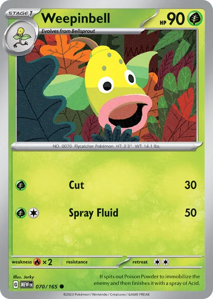 Weepinbell card image