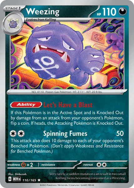 Weezing card image