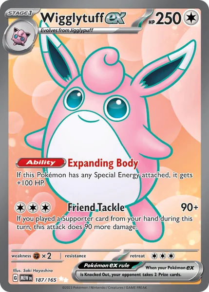 Wigglytuff ex card image