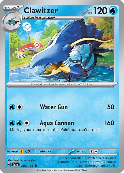 Clawitzer card image