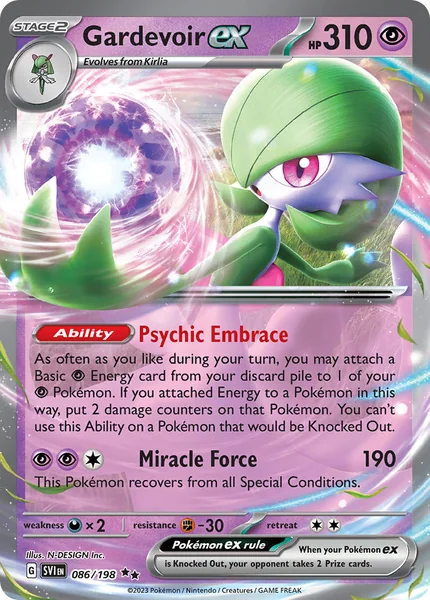 Gardevoir ex card image