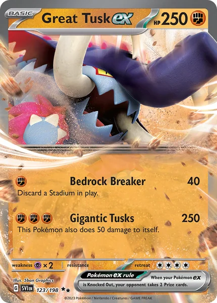 Great Tusk ex card image