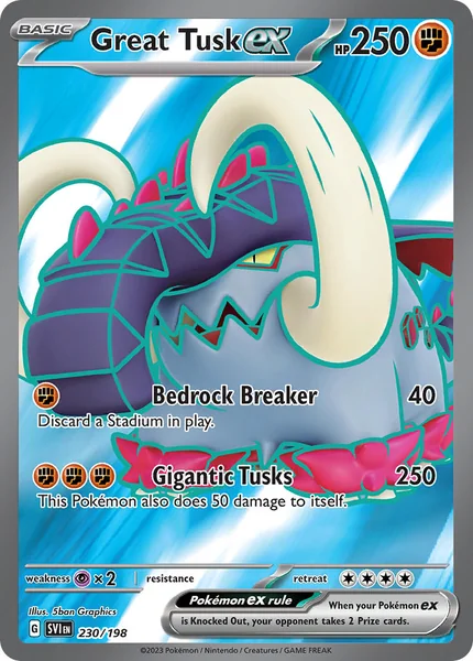 Great Tusk ex card image