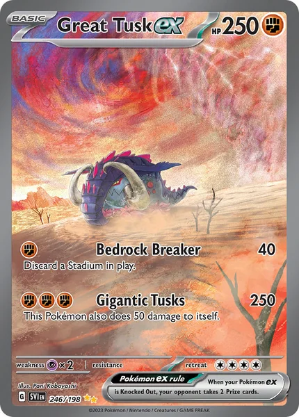 Great Tusk ex card image