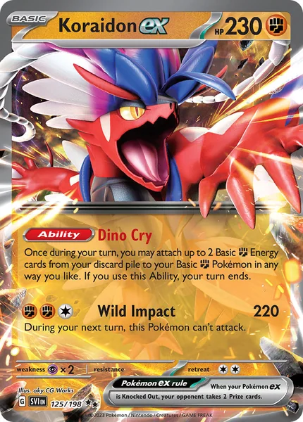 Koraidon ex card image