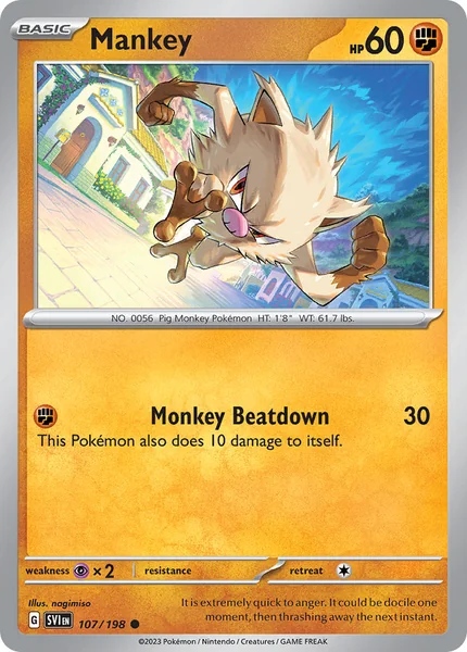 Mankey card image