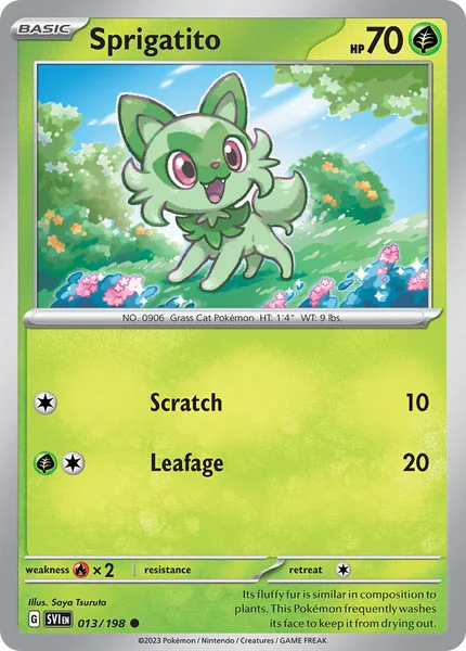 Sprigatito card image