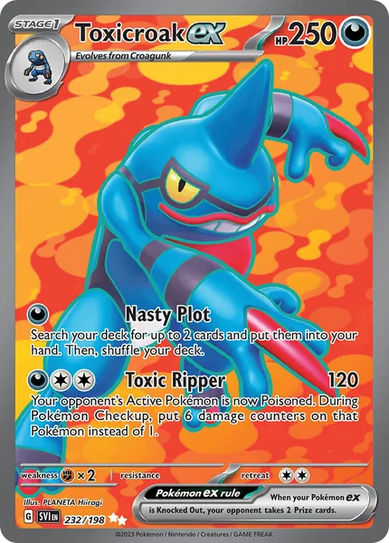 Toxicroak ex card image