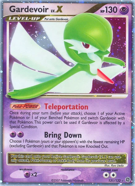 Gardevoir LV. X card image