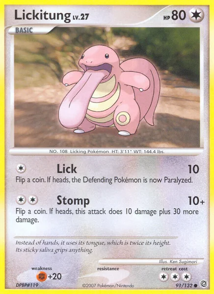 Lickitung card image