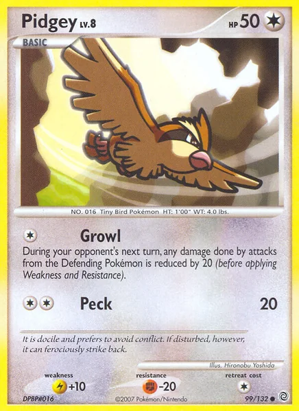 Pidgey card image