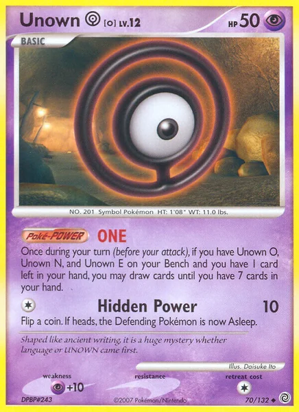 Unown O card image