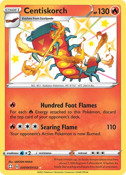 Centiskorch card image