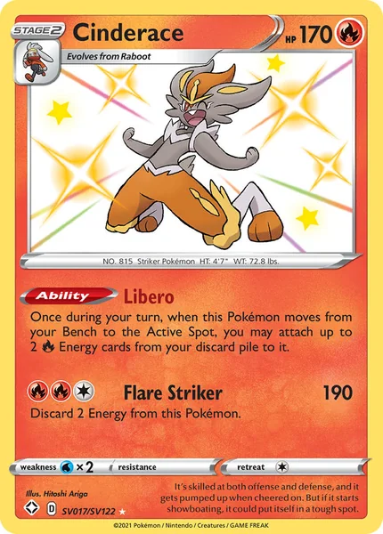 Cinderace card image