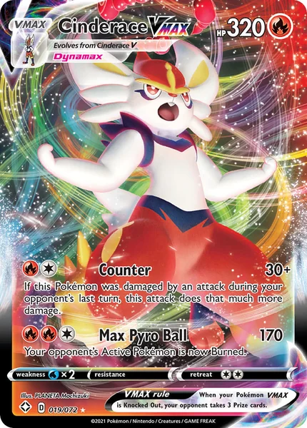 Cinderace VMAX card image