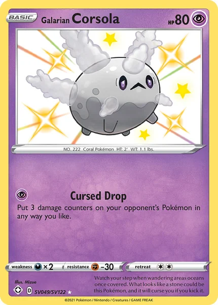 Galarian Corsola card image