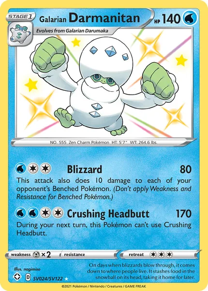 Galarian Darmanitan card image