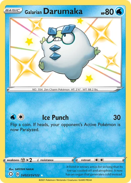 Galarian Darumaka card image