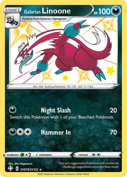 Galarian Linoone card image